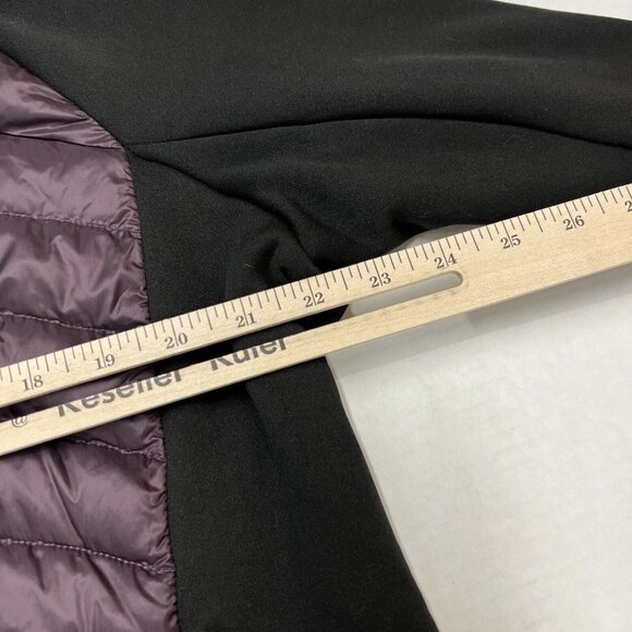 32 Heat Womens XXL Ultra Light 32 Down Quilted Jacket‎ Coat Knit Sleeves Purple - Picture 7 of 9